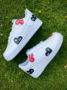 CDG Hearts Red/Black